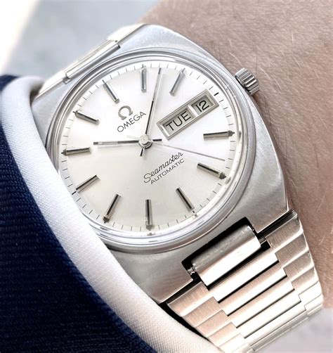 omega seamaster day date vintage|vintage Omega Seamaster watch price.